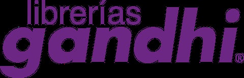 Gandhi bookstore logo in purple text with registered trademark symbol