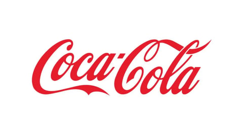Coca-Cola logo in red script lettering on white background